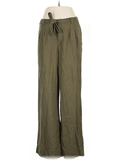 Pre-owned Sonoma Goods For Life Linen Pants In Green