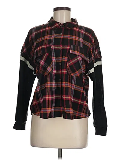 Pre-owned Sonoma Goods For Life Long Sleeve Blouse In Black