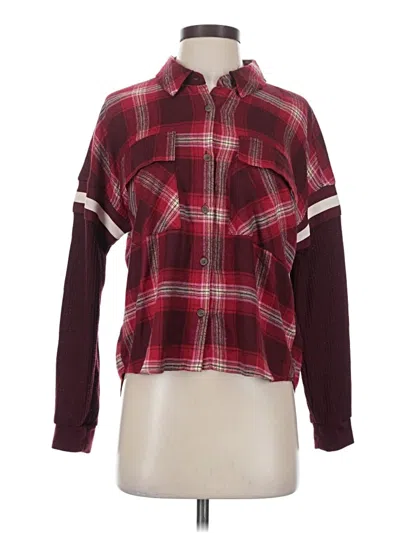 Sonoma Goods For Life Long Sleeve Blouse In Burgundy