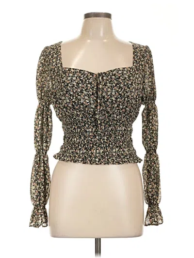 Sonoma Goods For Life Long Sleeve Blouse In Green