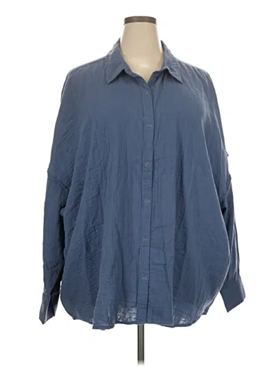 Sonoma Goods For Life Long Sleeve Button Down Shirt In Blue