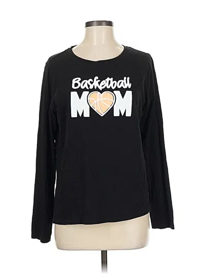 Pre-owned Sonoma Goods For Life Long Sleeve T-shirt In Black