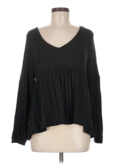 Pre-owned Sonoma Goods For Life Long Sleeve T-shirt In Black