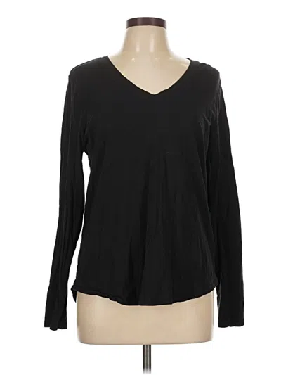 Pre-owned Sonoma Goods For Life Long Sleeve T-shirt In Black