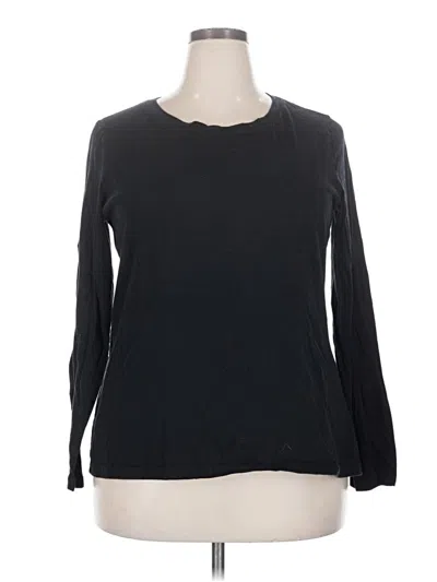 Pre-owned Sonoma Goods For Life Long Sleeve T-shirt In Black