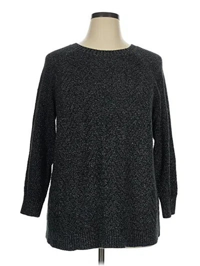 Pre-owned Sonoma Goods For Life Pullover Sweater In Black