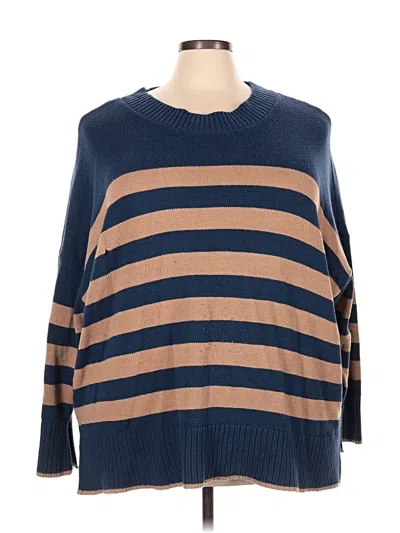 Pre-owned Sonoma Goods For Life Pullover Sweater In Blue