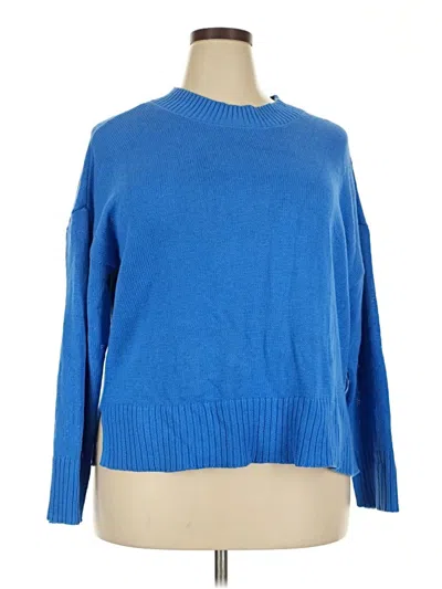 Pre-owned Sonoma Goods For Life Pullover Sweater In Blue