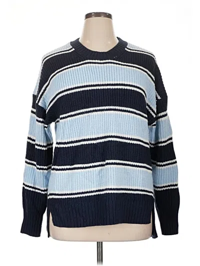 Pre-owned Sonoma Goods For Life Pullover Sweater In Blue
