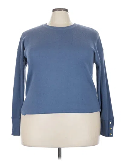 Pre-owned Sonoma Goods For Life Pullover Sweater In Blue