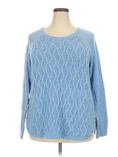 Pre-owned Sonoma Goods For Life Pullover Sweater In Blue