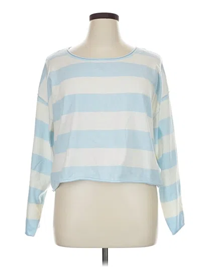Pre-owned Sonoma Goods For Life Pullover Sweater In Blue
