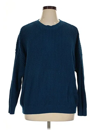 Pre-owned Sonoma Goods For Life Pullover Sweater In Blue