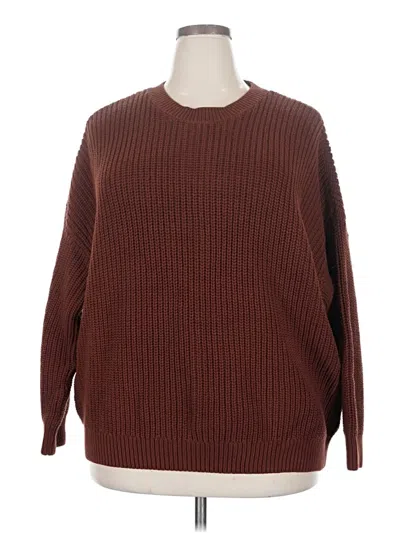 Pre-owned Sonoma Goods For Life Pullover Sweater In Brown