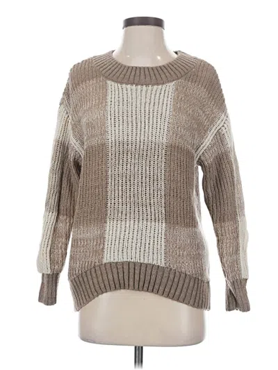 Pre-owned Sonoma Goods For Life Pullover Sweater In Brown