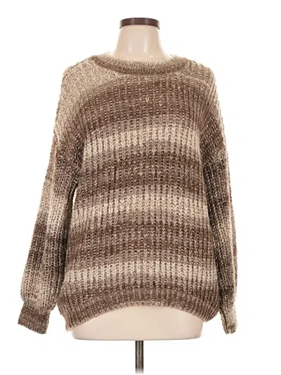 Pre-owned Sonoma Goods For Life Pullover Sweater In Brown