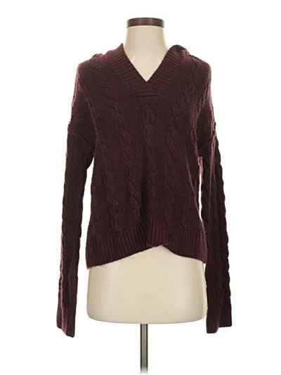 Pre-owned Sonoma Goods For Life Pullover Sweater In Burgundy