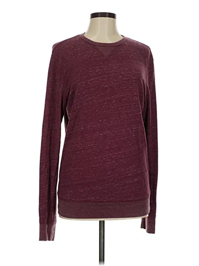 Pre-owned Sonoma Goods For Life Pullover Sweater In Burgundy