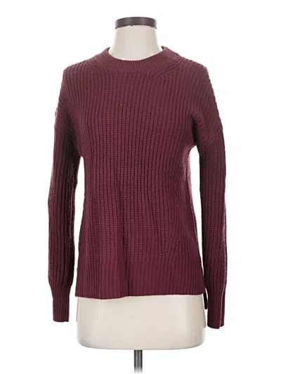 Pre-owned Sonoma Goods For Life Pullover Sweater In Burgundy