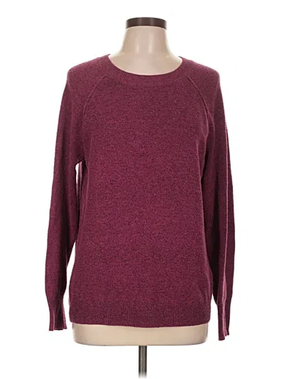 Pre-owned Sonoma Goods For Life Pullover Sweater In Burgundy
