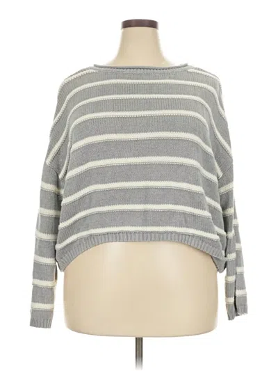Pre-owned Sonoma Goods For Life Pullover Sweater In Gray