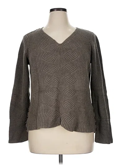 Pre-owned Sonoma Goods For Life Pullover Sweater In Gray