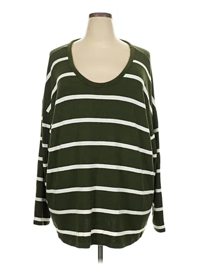 Pre-owned Sonoma Goods For Life Pullover Sweater In Green