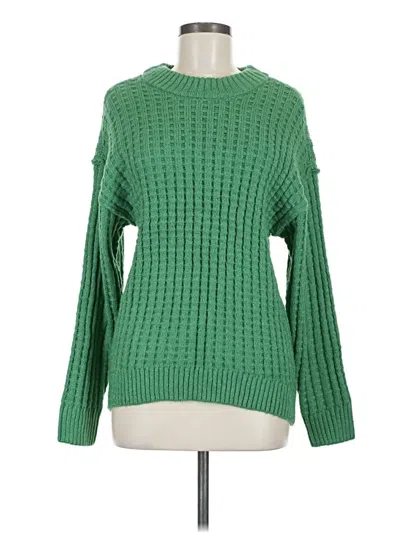 Pre-owned Sonoma Goods For Life Pullover Sweater In Green