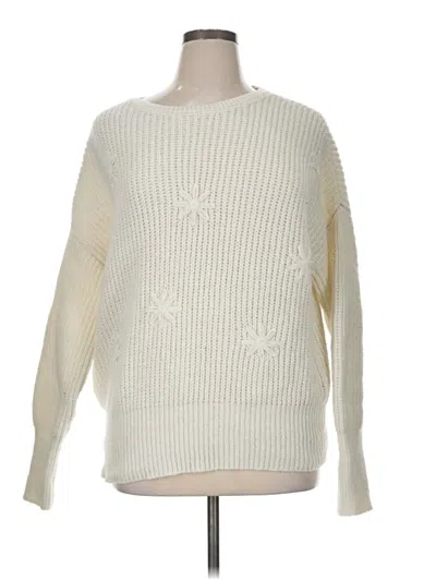Pre-owned Sonoma Goods For Life Pullover Sweater In Ivory