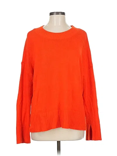 Pre-owned Sonoma Goods For Life Pullover Sweater In Orange