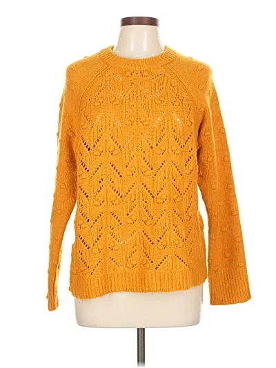 Pre-owned Sonoma Goods For Life Pullover Sweater In Orange