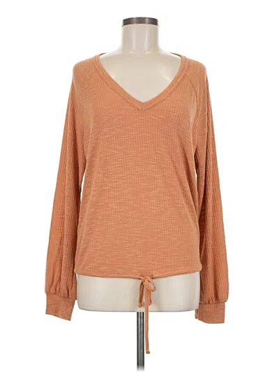 Pre-owned Sonoma Goods For Life Pullover Sweater In Orange