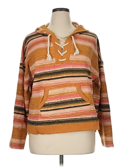 Pre-owned Sonoma Goods For Life Pullover Sweater In Orange
