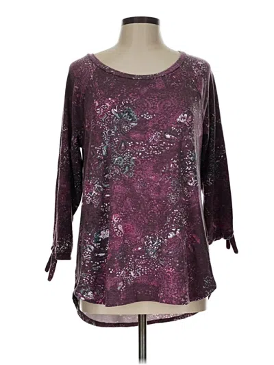 Pre-owned Sonoma Goods For Life Pullover Sweater In Purple