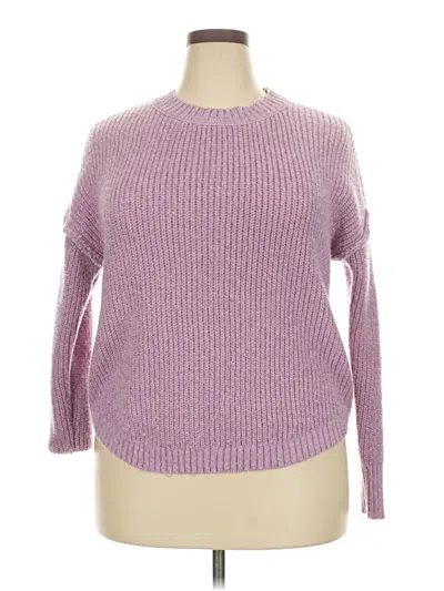 Pre-owned Sonoma Goods For Life Pullover Sweater In Purple