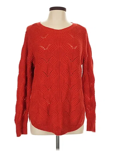 Pre-owned Sonoma Goods For Life Pullover Sweater In Red