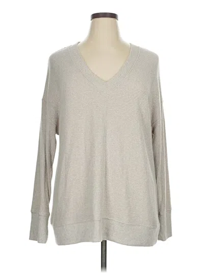 Pre-owned Sonoma Goods For Life Pullover Sweater In Silver