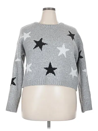 Pre-owned Sonoma Goods For Life Pullover Sweater In Silver
