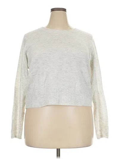 Pre-owned Sonoma Goods For Life Pullover Sweater In Silver