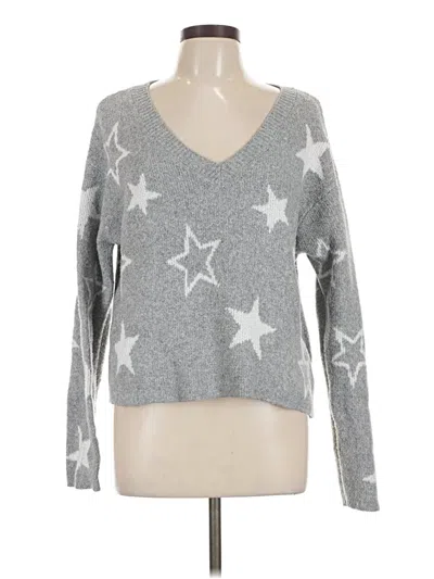 Pre-owned Sonoma Goods For Life Pullover Sweater In Silver
