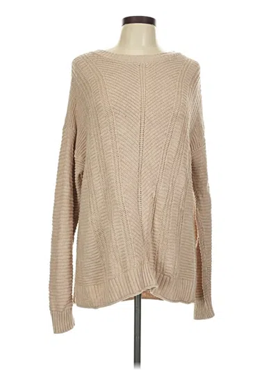 Pre-owned Sonoma Goods For Life Pullover Sweater In Tan