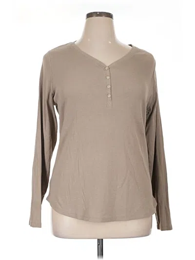 Pre-owned Sonoma Goods For Life Pullover Sweater In Tan