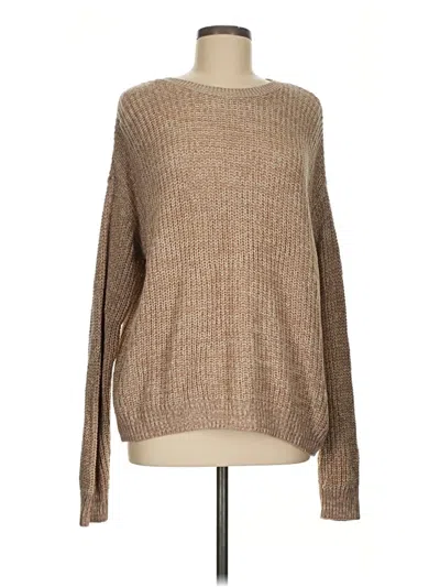 Pre-owned Sonoma Goods For Life Pullover Sweater In Tan