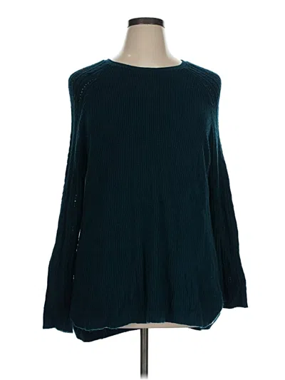 Pre-owned Sonoma Goods For Life Pullover Sweater In Teal