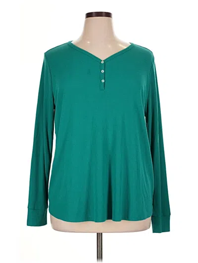 Pre-owned Sonoma Goods For Life Pullover Sweater In Teal