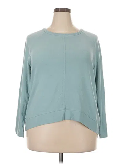 Pre-owned Sonoma Goods For Life Pullover Sweater In Teal