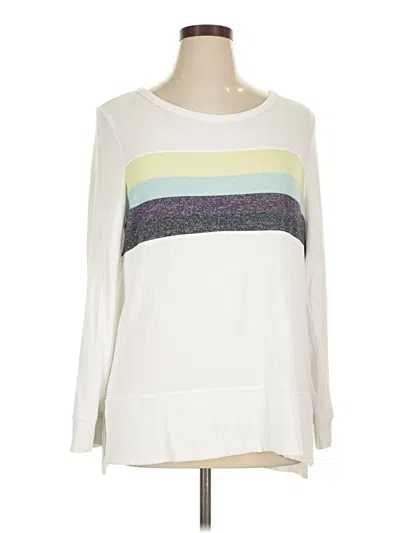 Pre-owned Sonoma Goods For Life Pullover Sweater In White