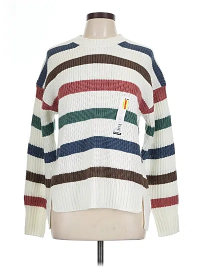 Pre-owned Sonoma Goods For Life Pullover Sweater In White