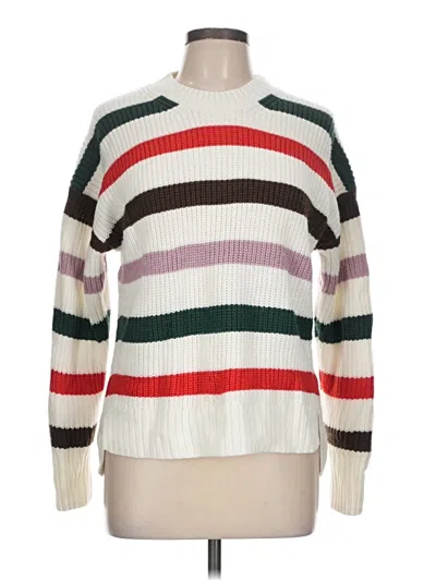 Pre-owned Sonoma Goods For Life Pullover Sweater In White