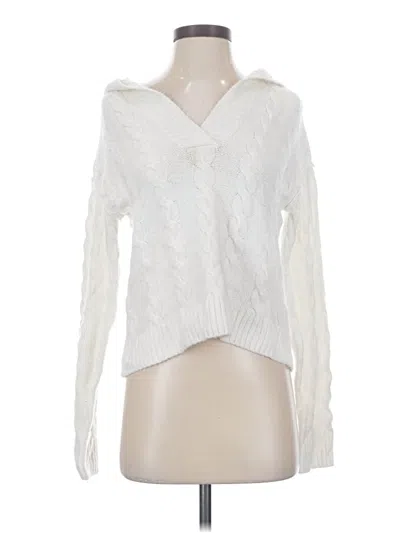 Pre-owned Sonoma Goods For Life Pullover Sweater In White